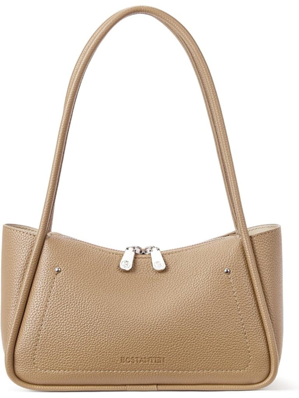Women's Apricot Genuine Leather Purses Designer Crossbody Bag Top Handle Satchel